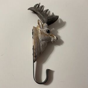 VTG Wood deer Head Key Holder